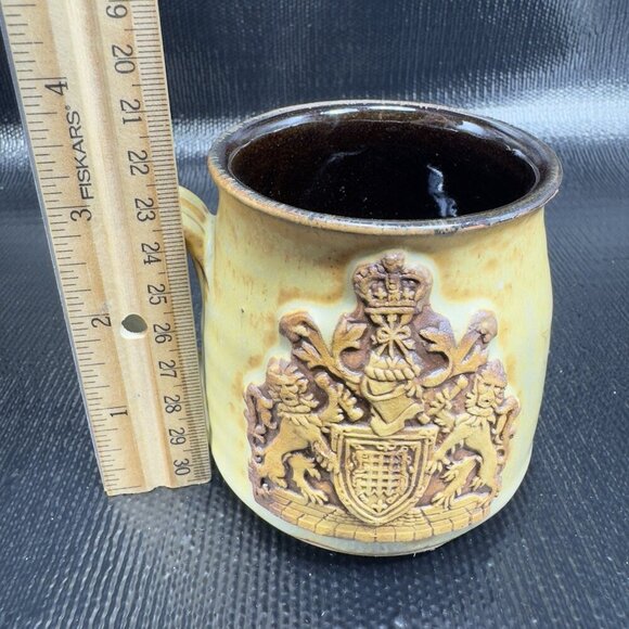 Handcrafted Stonebridge Stoneware Pottery Mug With English Crest Coffee Mug Cup - Picture 3 of 12